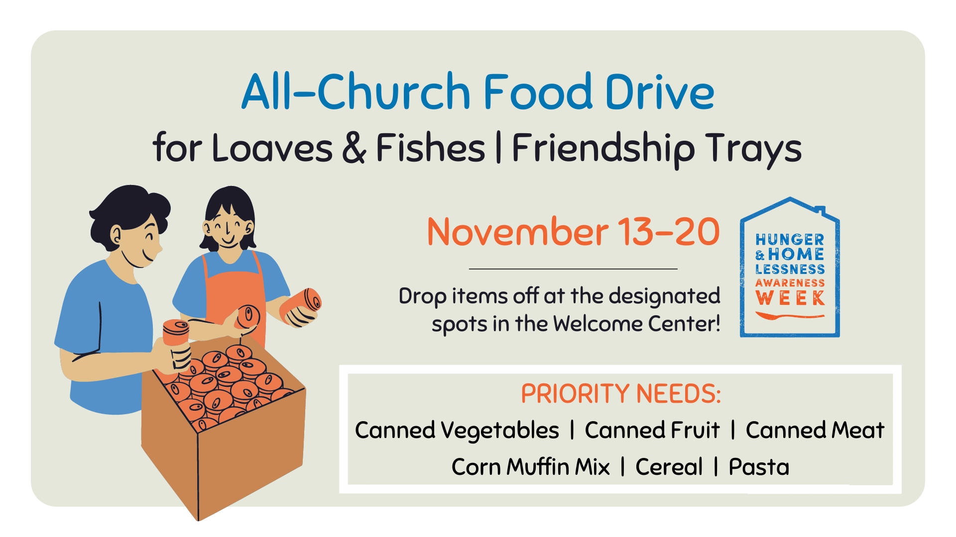 All-Church Food Drive